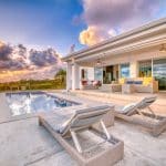 Sunset view at the terrace