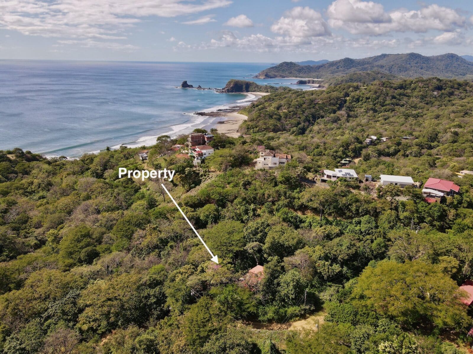 Areal View of the House.