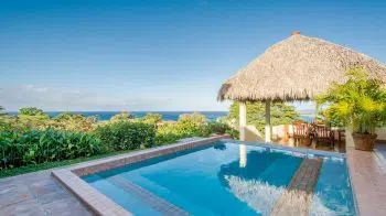 Pool with Oceanview of Playa Santana & Playa Rosada.