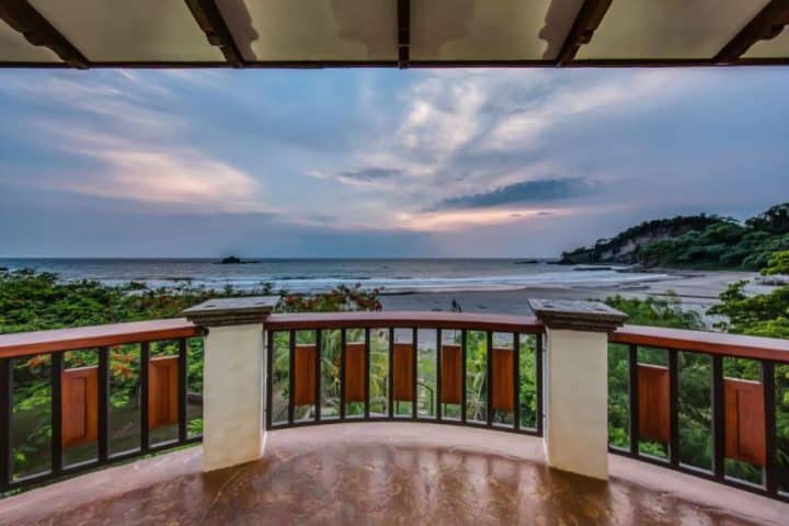 Beach view from the second floor terrace