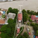 Aerial photo with land mark