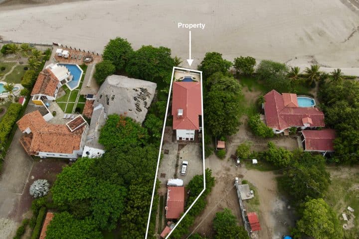 Aerial photo with land mark