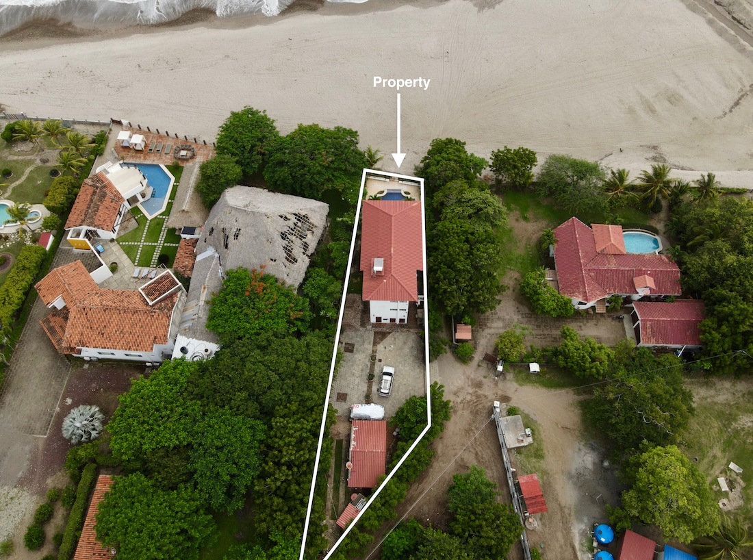 Aerial photo with land mark