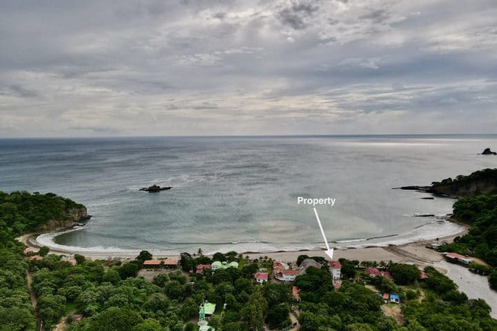 Aerial photo with property mark