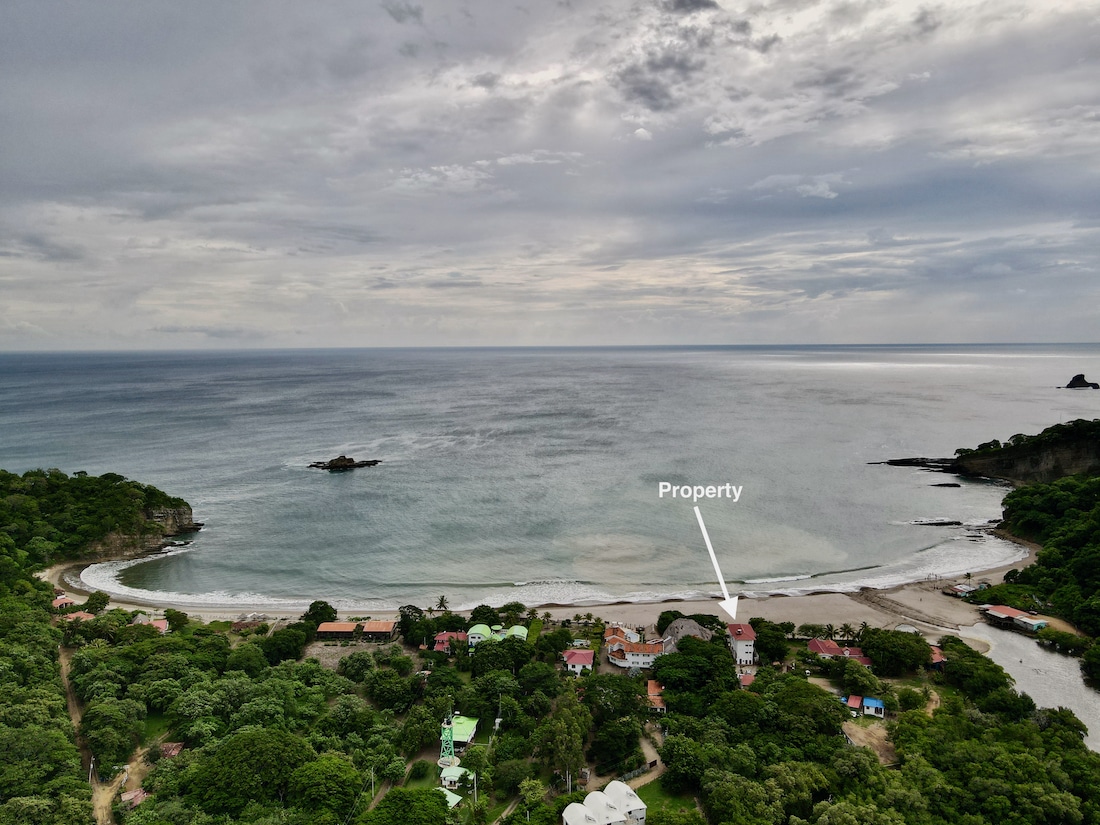 Aerial photo with property mark