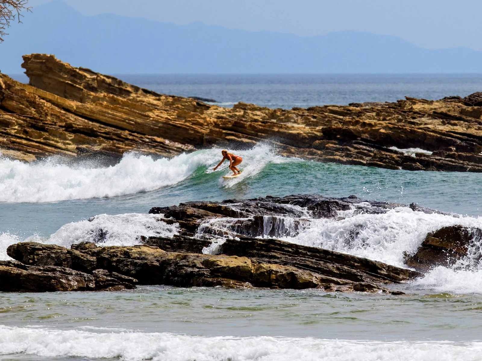 Surfer at Playa Maderas