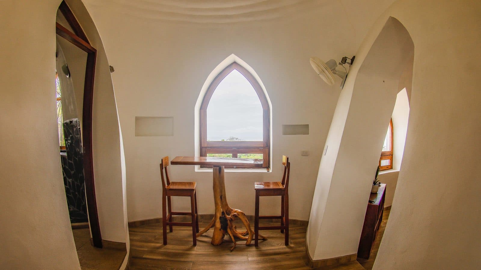 Work space in Casa Domos.