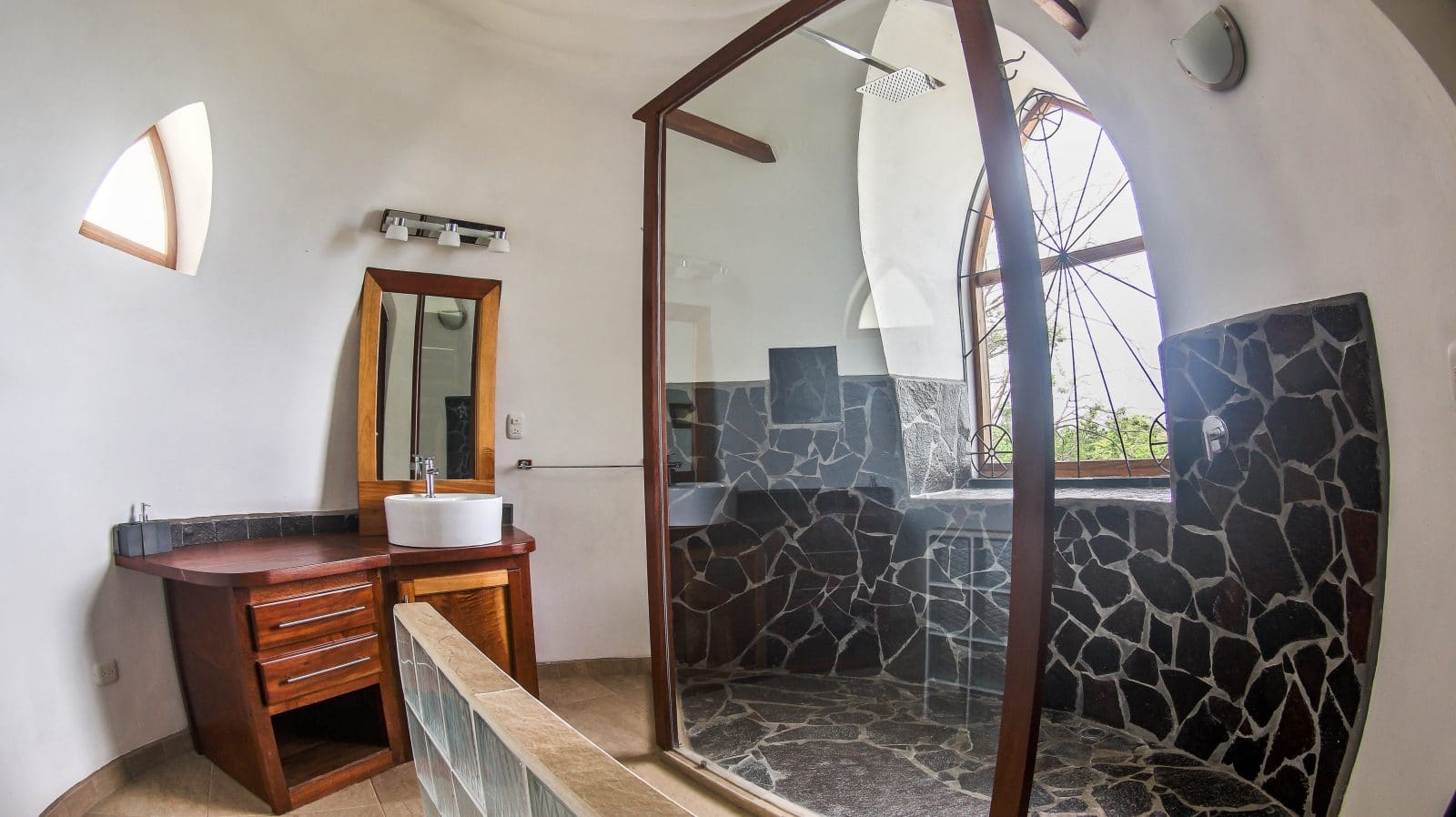 Dome House bathroom.