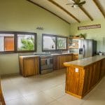 Fully furnished kitchen.