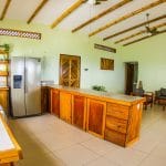 Fully furnished kitchen.