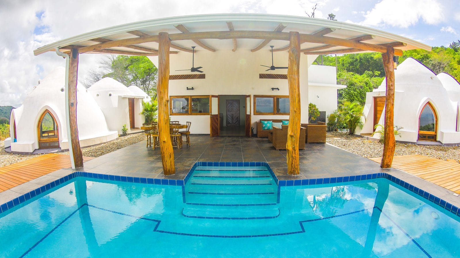 Pool at Casa Domos.
