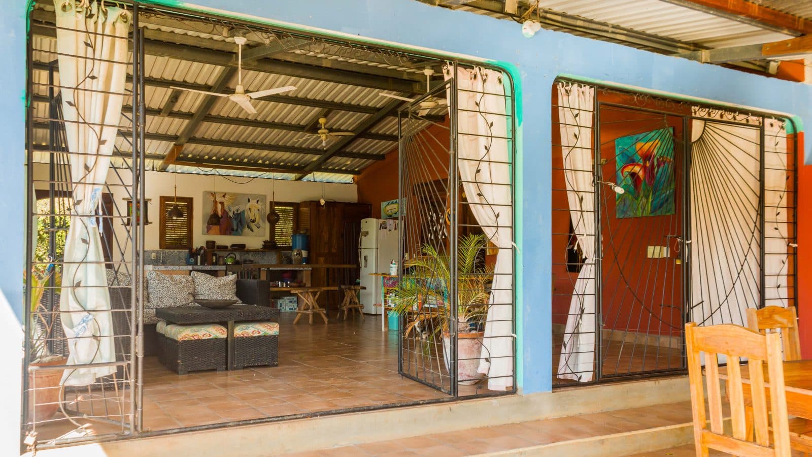 Casa Jocote has a patio for al fresco dining.