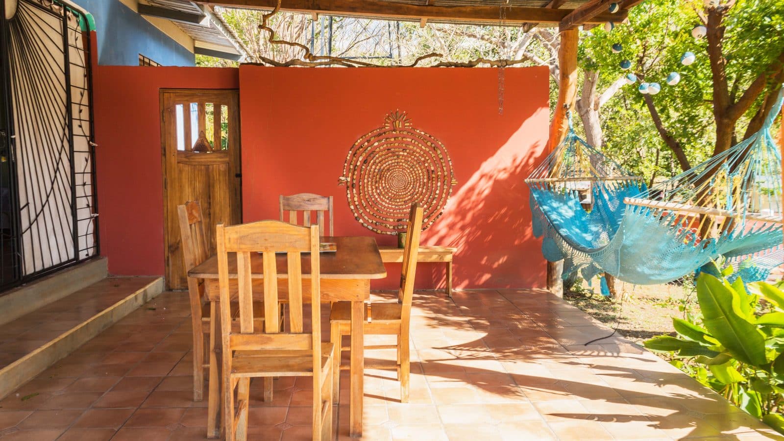 Casa Jocote has a patio for al fresco dining.