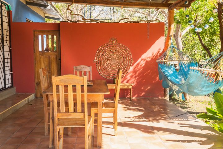 Casa Jocote has a patio for al fresco dining.