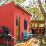 The affordable jungle oasis has a guest casita.