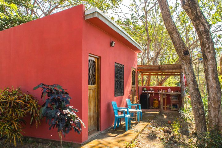 The affordable jungle oasis has a guest casita.