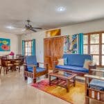 The living room in Casa Blanca.