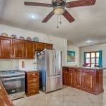 There is even an ocean view from the kitchen in this home.