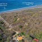 This ocean view home walking distance to Playa Yankee is close to two surf breaks.