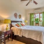 This oceanview home walking distance to Playa Yankee has Ocean views from the bedroom too.