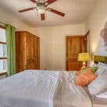 This oceanview home walking distance to Playa Yankee has Ocean views from the bedroom too.