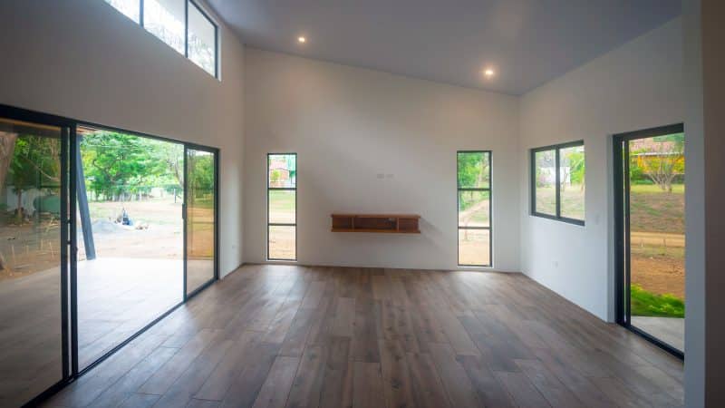 Villas de Marsella have high ceilings for a bright and airly feeling.