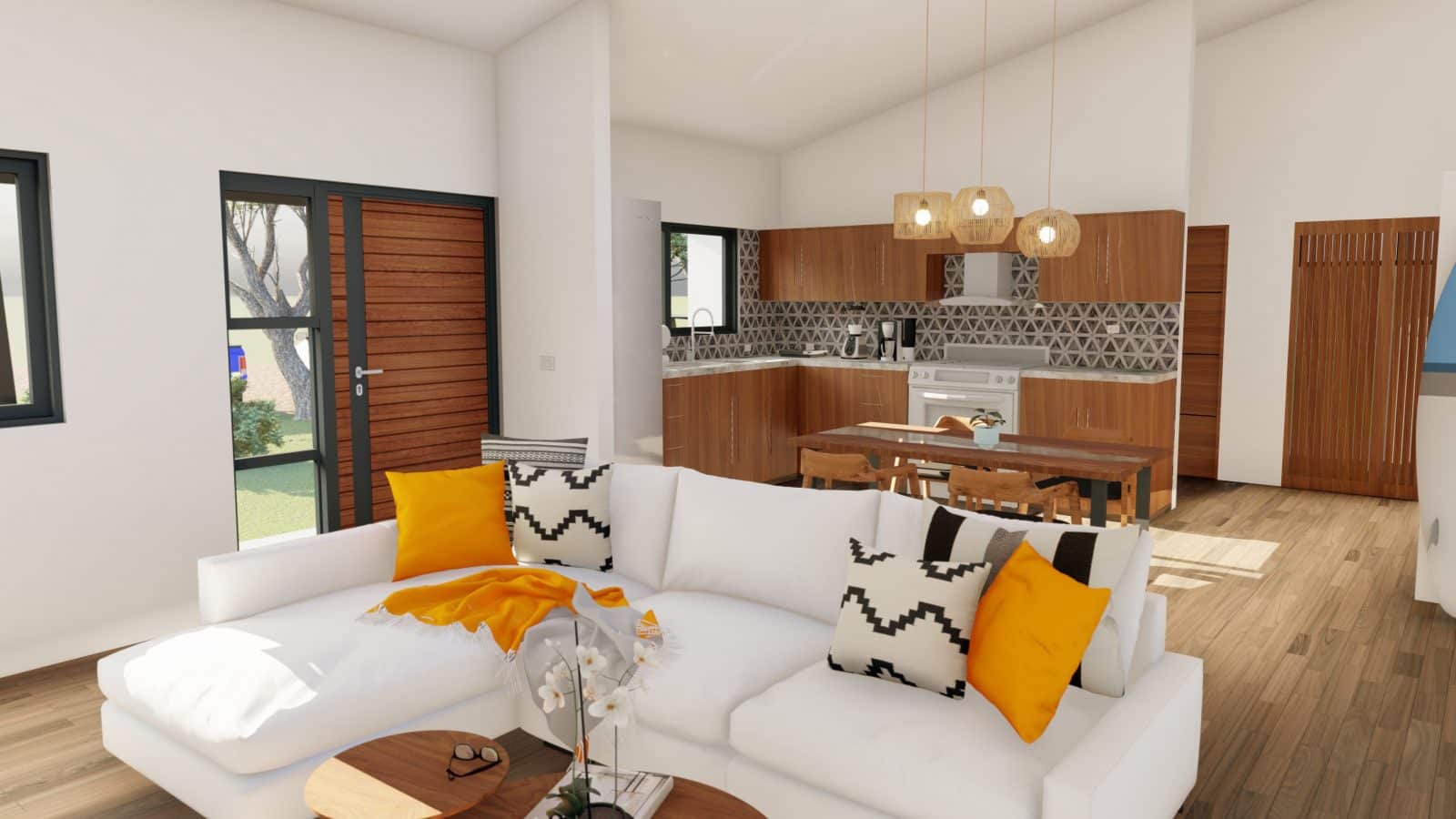 The model home is ready for viewing today.