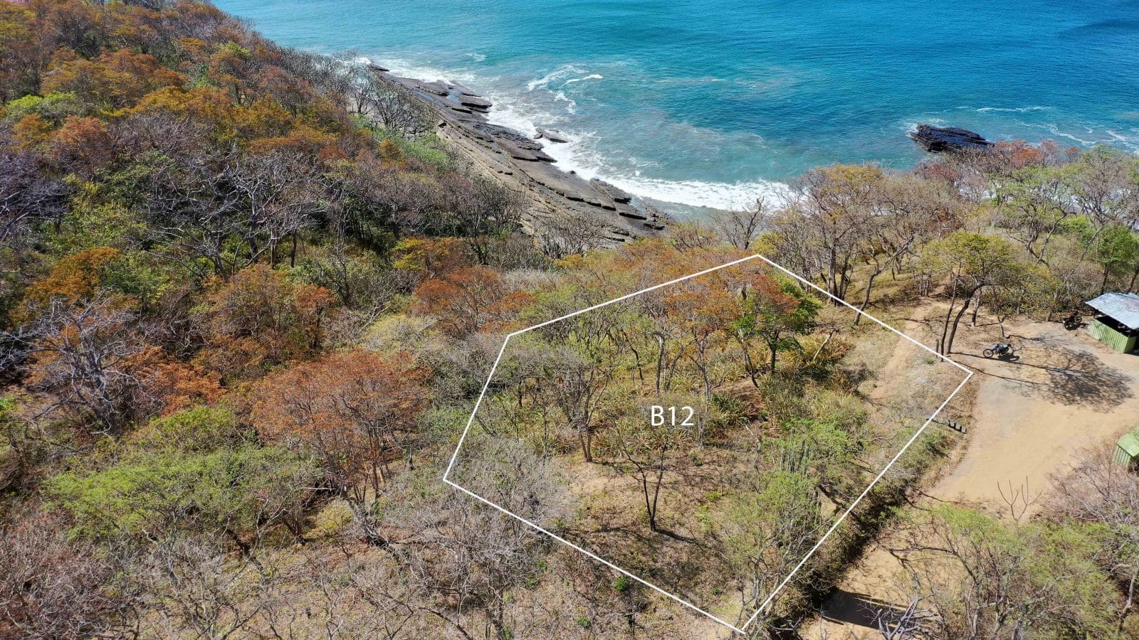 The waterfront lot in Costa Dulce has views all the way to Costa Rica.