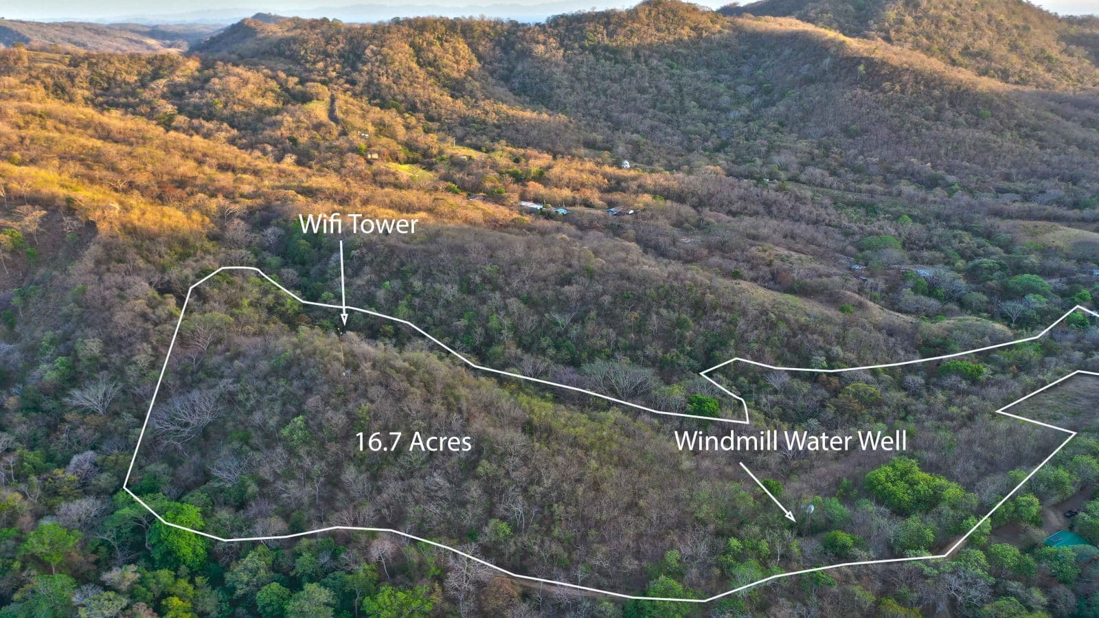 There are ocean views from part of this Carrizal property.