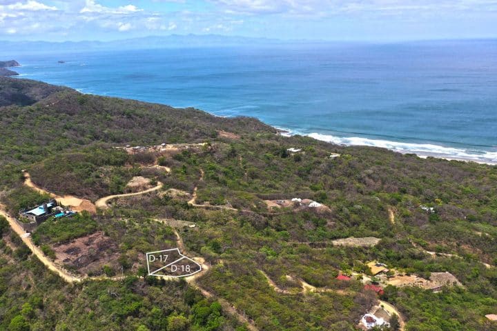 Ocean View Lot near Playa Yankee is over 1/3 an acre