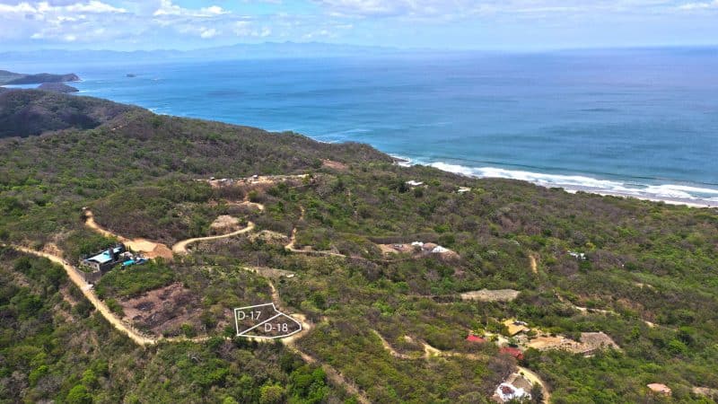 Ocean View Lot near Playa Yankee is over 1/3 an acre