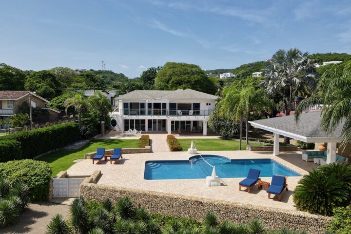 Backyard view with pool
