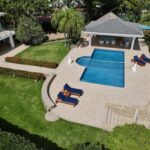 Aerial Photo of Pool & Gazebo