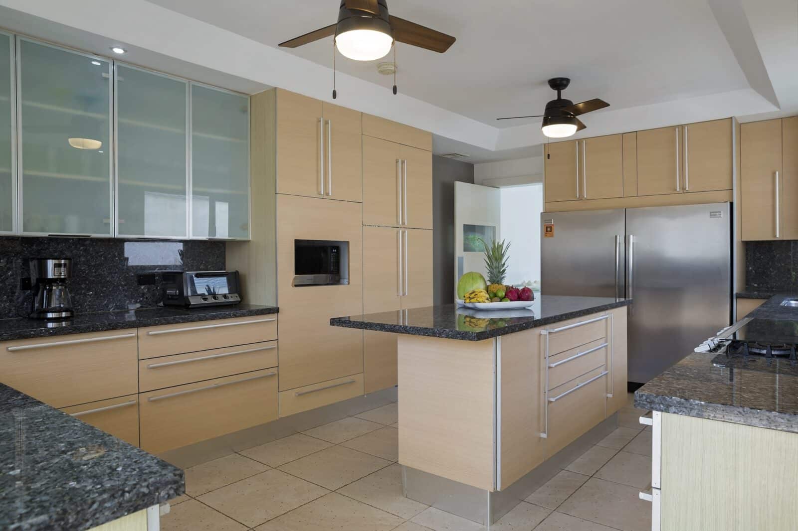 Interior kitchen area angle 2