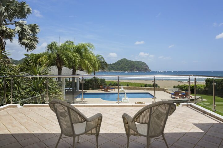 Master bedroom view from balcony