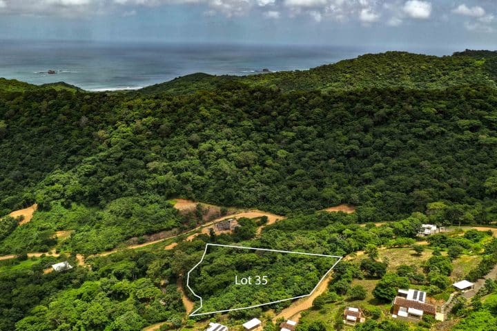 Ocean views can be seen from this wooded acreage in Big Sky Ranch