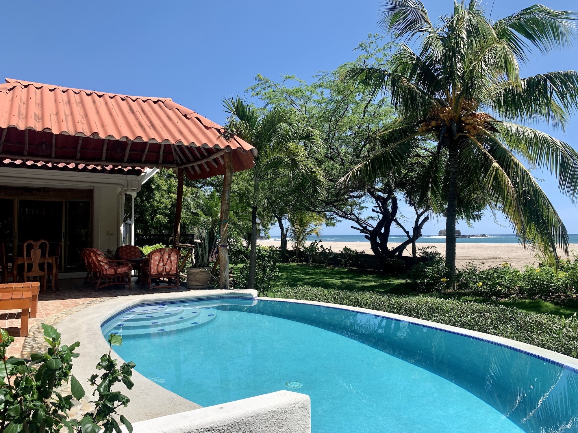 Beachfront House at Playa Marsella Properties Invest Nicaragua