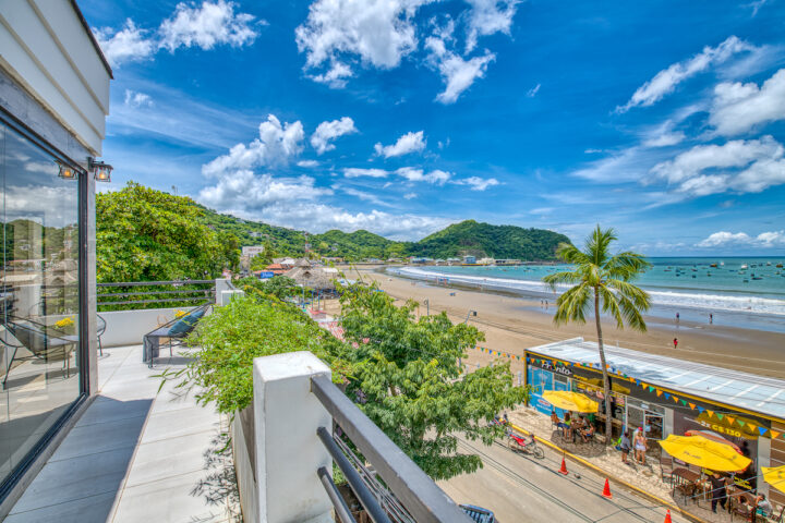 Balcony Beachfront with Oceanview of San Juan Del Sur Bay.