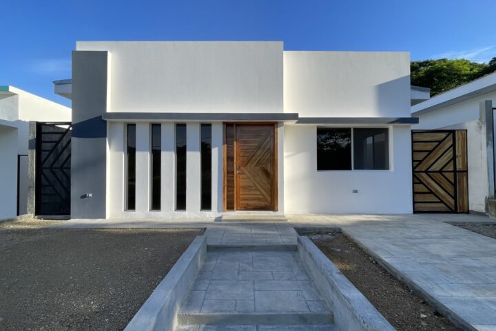 Newly Built House, Front Door