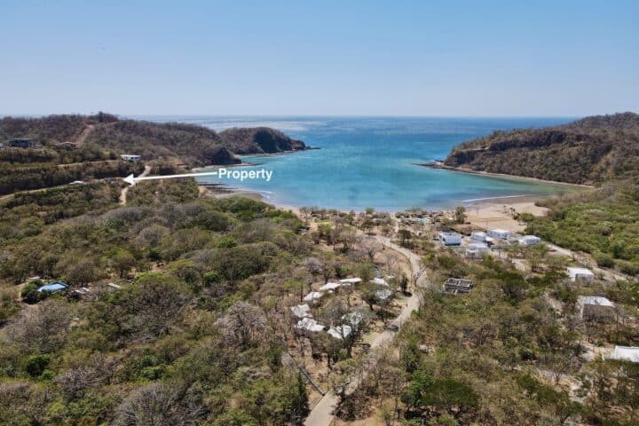 Areal View of Pacific Marlin & Nacascolo Bay.