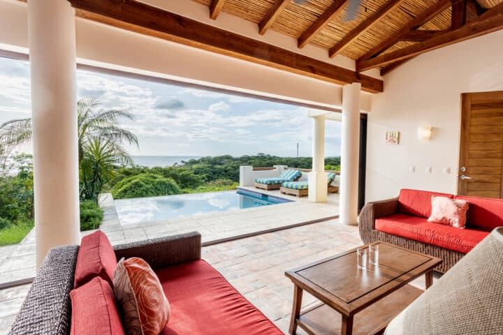 Terrace, Pool & View.