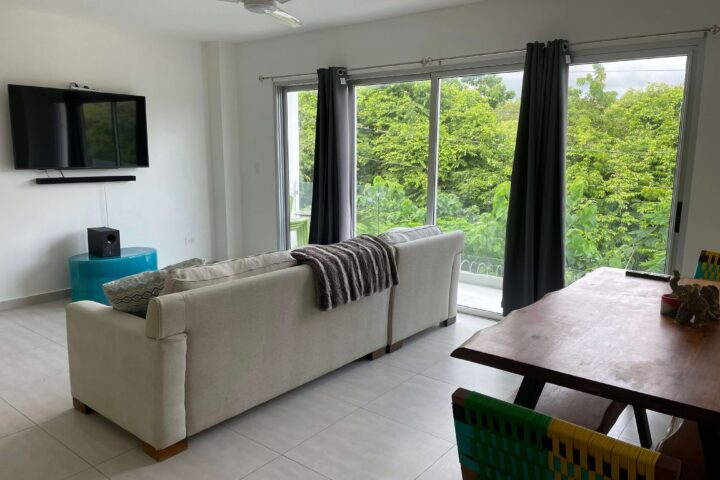 Living Room with Mountain View.