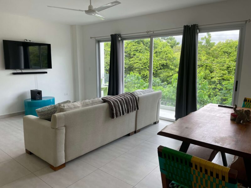 Living Room with Mountain View.