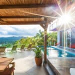 Terrace with Pool at Brisas del Pacifico.