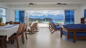 View of the Bay of San Juan del Sur from living room