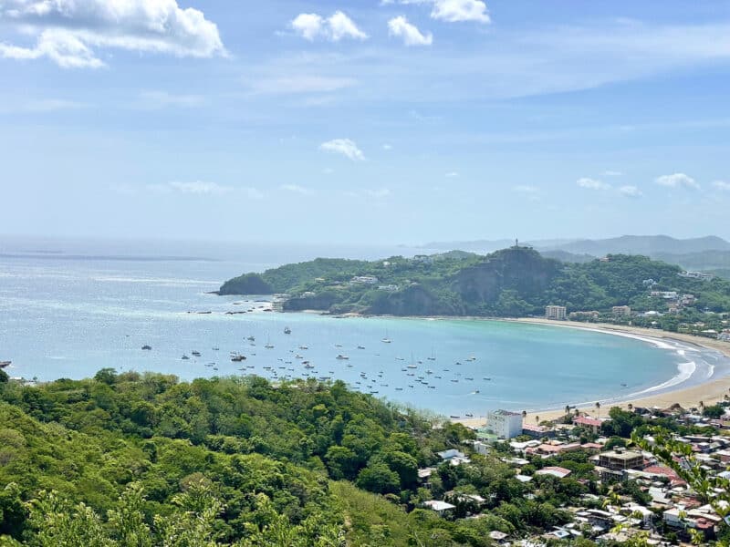 View of the ocean