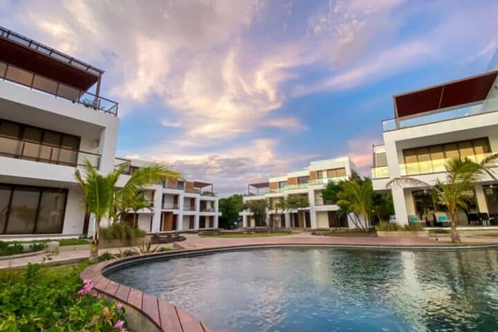 Beachfront Condo with Pool.