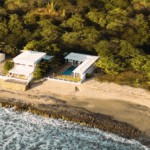 Aerial Photo of Beachfront Home in Playa Popoyo