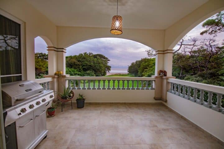 Balcony Oceanfront at Hacienda Iguana.