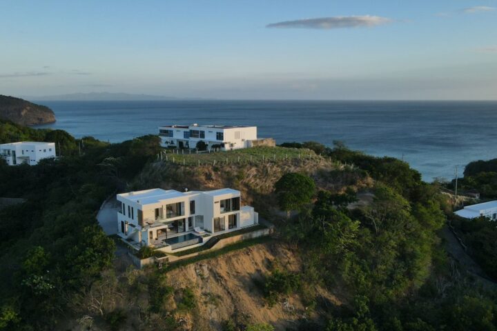 Aerial View of Home & Pacific Ocean